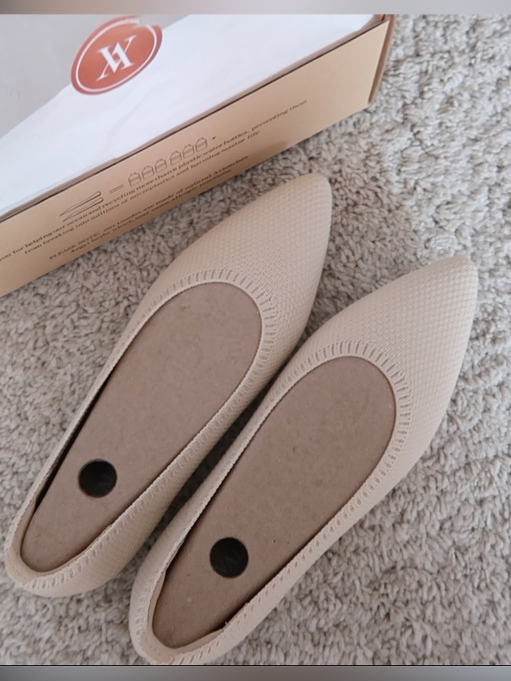 VIVAIA Pointed-Toe Ballet Flats (Aria 5°)